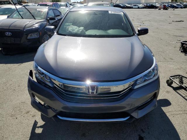 1HGCR2F85GA099061 - 2016 HONDA ACCORD EXL GRAY photo 5