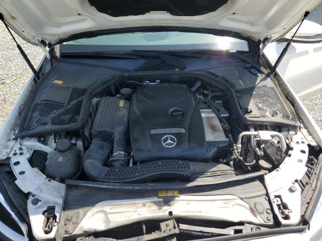 55SWF4KB4GU152887 - 2016 MERCEDES-BENZ C 300 4MATIC WHITE photo 11