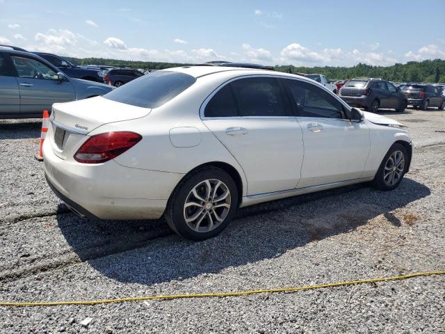 55SWF4KB4GU152887 - 2016 MERCEDES-BENZ C 300 4MATIC WHITE photo 3