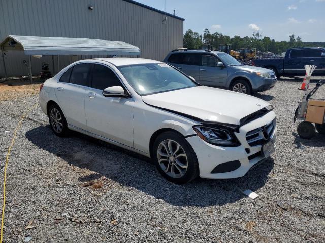 55SWF4KB4GU152887 - 2016 MERCEDES-BENZ C 300 4MATIC WHITE photo 4
