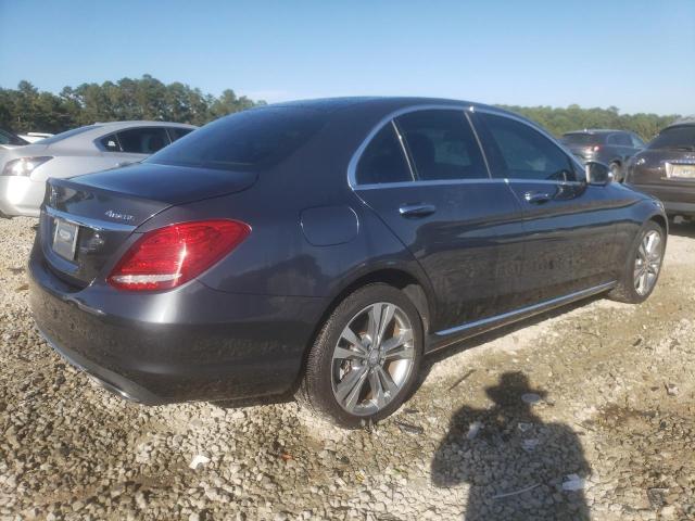 55SWF4KB6FU083795 - 2015 MERCEDES-BENZ C-CLASS C3 300 4MATIC GRAY photo 4