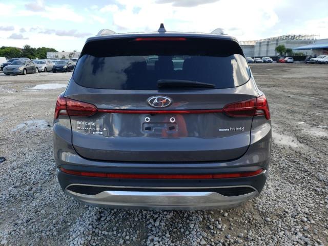 KM8S2DA1XNU026375 - 2022 HYUNDAI SANTA FE BLUE GRAY photo 6