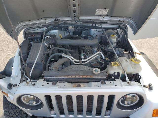 1J4FA49S36P757116 - 2006 JEEP WRANGLER / SPORT SILVER photo 11