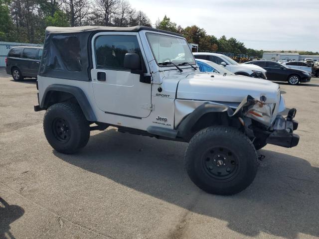 1J4FA49S36P757116 - 2006 JEEP WRANGLER / SPORT SILVER photo 4