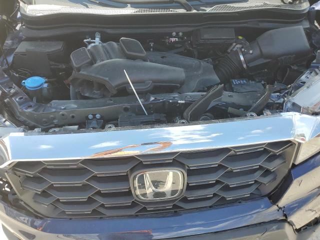 5FNYF7H52NB004442 - 2022 HONDA PASSPORT EXL BLUE photo 12