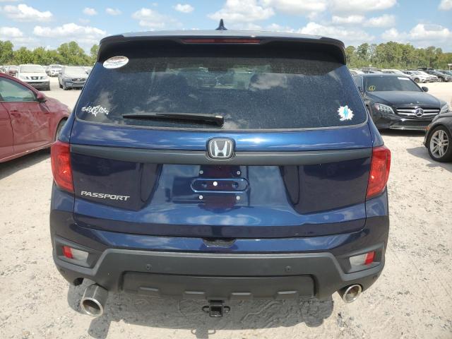 5FNYF7H52NB004442 - 2022 HONDA PASSPORT EXL BLUE photo 6