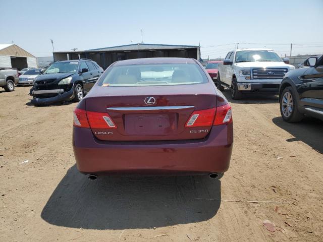 JTHBJ46G172026881 - 2007 LEXUS ES 350 RED photo 6