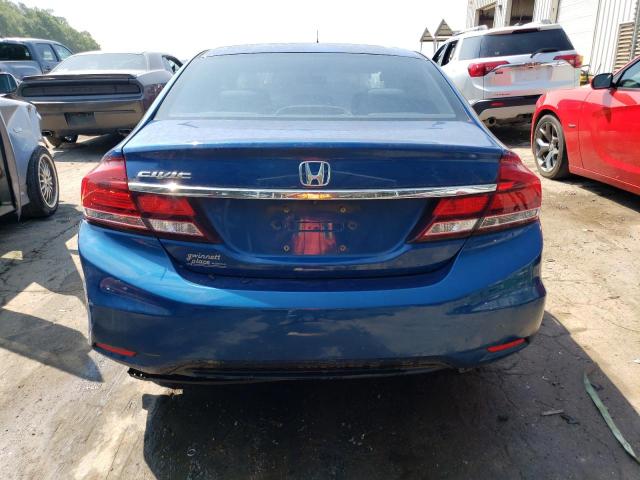 19XFB2F50FE036919 - 2015 HONDA CIVIC LX BLUE photo 6