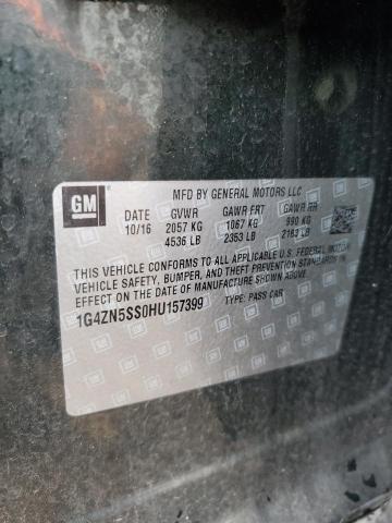 1G4ZN5SS0HU157399 - 2017 BUICK LACROSSE PREFERRED BLACK photo 13