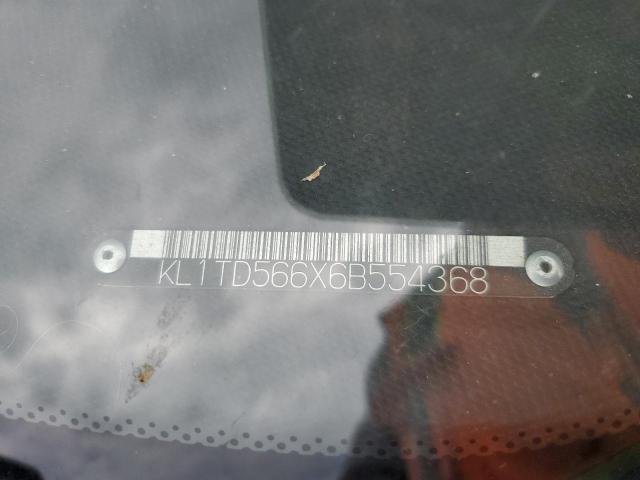 KL1TD566X6B554368 - 2006 CHEVROLET AVEO BASE Gümüş foto 12