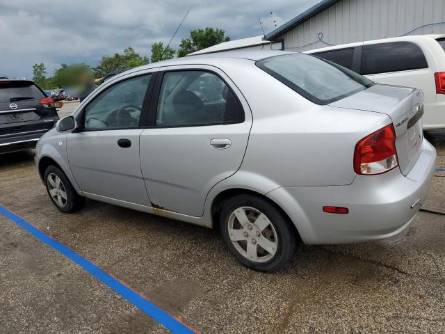 KL1TD566X6B554368 - 2006 CHEVROLET AVEO BASE Gümüş foto 2