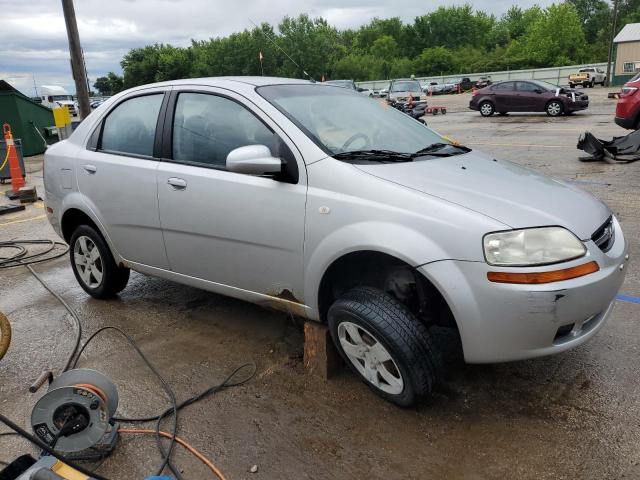 KL1TD566X6B554368 - 2006 CHEVROLET AVEO BASE Gümüş foto 4