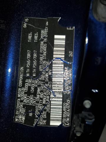 JTEBU5JR4F5251473 - 2015 TOYOTA 4RUNNER SR5/SR5 PREMIUM 蓝色 照片 13