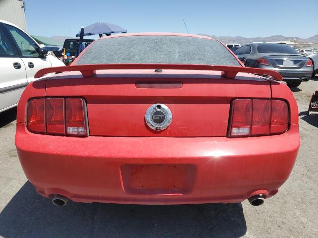 1ZVHT82H075337709 - 2007 FORD MUSTANG GT RED photo 6