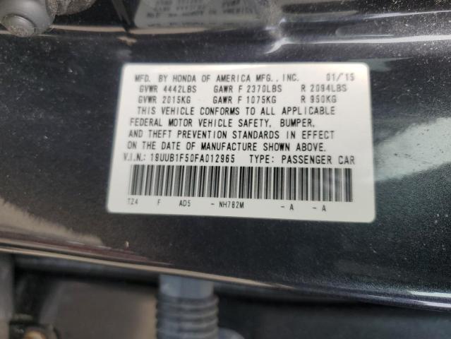 19UUB1F50FA012965 - 2015 ACURA TLX TECH GRAY photo 13
