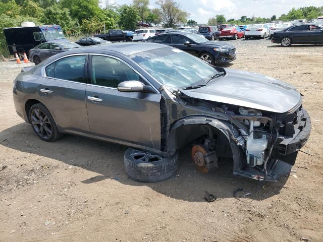 1N4AA5AP4EC486821 - 2014 NISSAN MAXIMA S GRAY photo 4