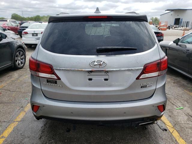 KM8SRDHF7HU235378 - 2017 HYUNDAI SANTA FE SE ULTIMATE SILVER photo 6