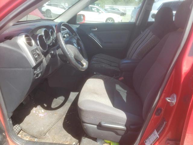 2T1KR32E86C598961 - 2006 TOYOTA MATRIX XR Червоний фото 7