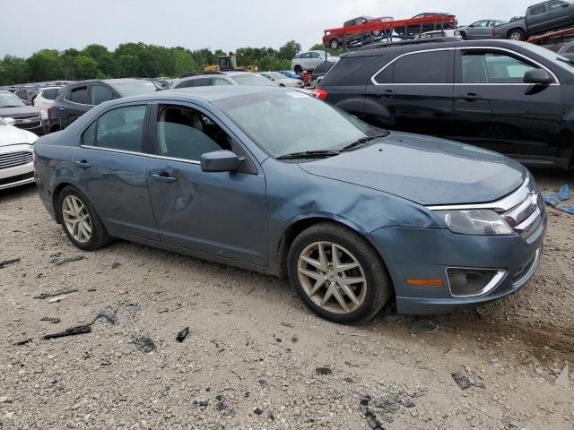 3FAHP0CG7CR268870 - 2012 FORD FUSION SEL TEAL photo 4