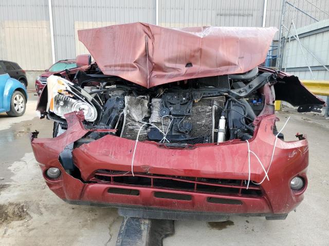 JN8AS5MT0BW186790 - 2011 NISSAN ROGUE S RED photo 5