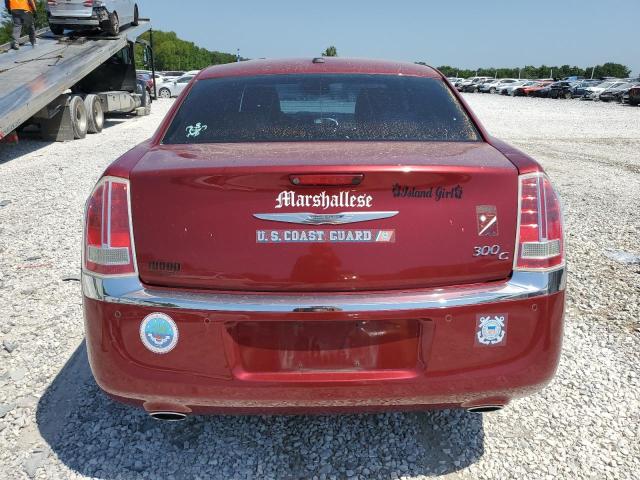 2C3CCAEG8DH614042 - 2013 CHRYSLER 300C RED photo 6