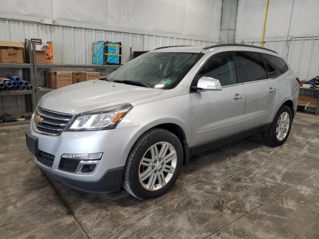 1GNKRGKD4EJ126166 - 2014 CHEVROLET TRAVERSE LT SILVER photo 1