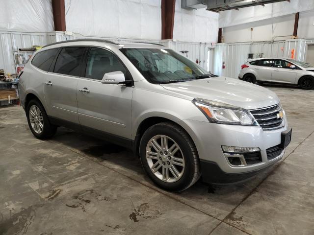 1GNKRGKD4EJ126166 - 2014 CHEVROLET TRAVERSE LT SILVER photo 4