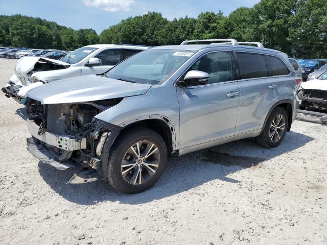 5TDJKRFH8GS293699 - 2016 TOYOTA HIGHLANDER XLE SILVER photo 1
