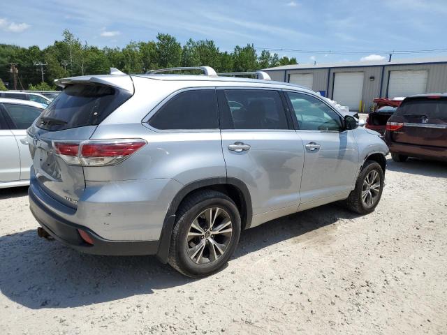 5TDJKRFH8GS293699 - 2016 TOYOTA HIGHLANDER XLE SILVER photo 3