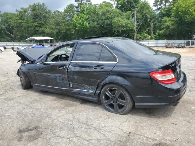 WDDGF5EB2BR154332 - 2011 MERCEDES-BENZ C 300 BLACK photo 2