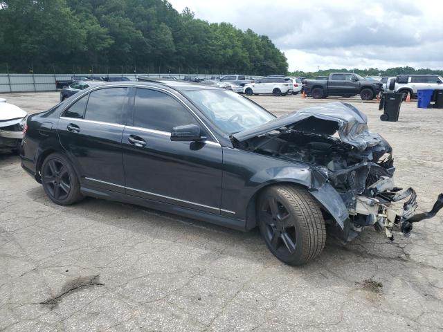 WDDGF5EB2BR154332 - 2011 MERCEDES-BENZ C 300 BLACK photo 4