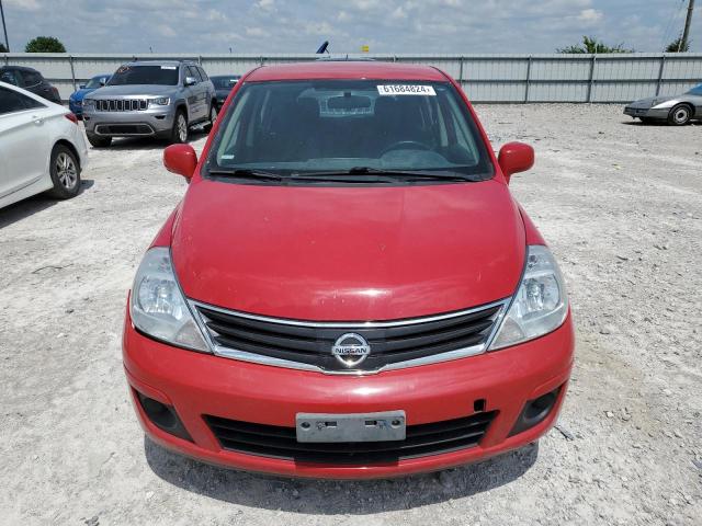 3N1BC1CP8CK809440 - 2012 NISSAN VERSA S RED photo 5