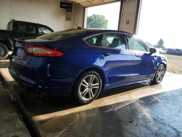 3FA6P0H9XGR257286 - 2016 FORD FUSION SE BLUE photo 3