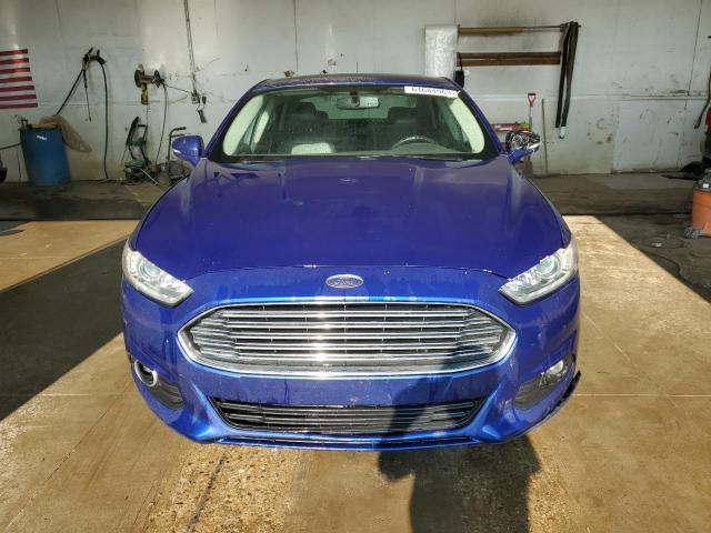 3FA6P0H9XGR257286 - 2016 FORD FUSION SE BLUE photo 5