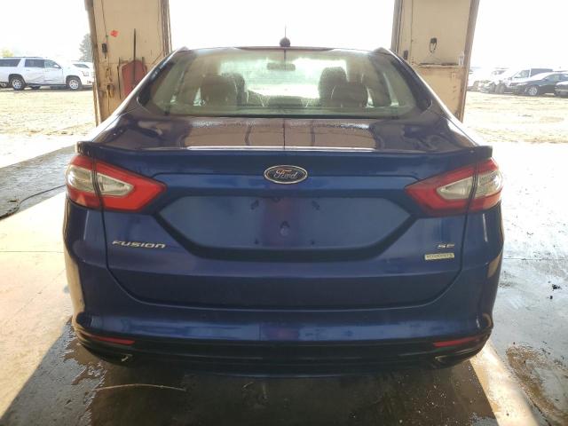 3FA6P0H9XGR257286 - 2016 FORD FUSION SE BLUE photo 6