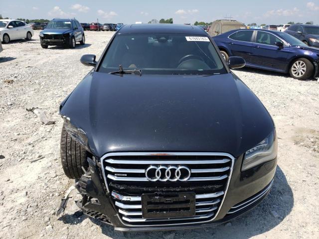 WAUR2AFD4DN010229 - 2013 AUDI A8 L QUATTRO BLUE photo 5