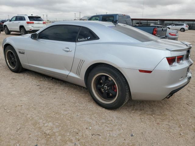 2G1FA1E3XD9225045 - 2013 CHEVROLET CAMARO LS SILVER photo 2