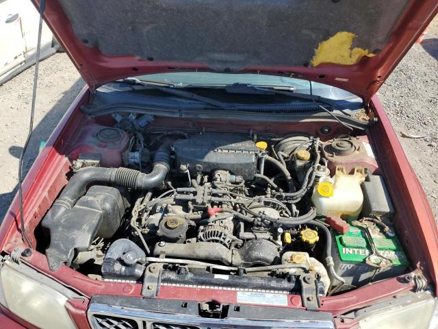 JF1SF65621G720972 - 2001 SUBARU FORESTER S RED photo 11