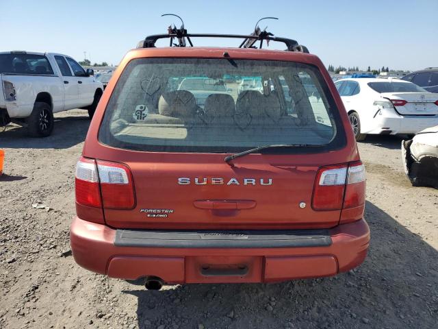 JF1SF65621G720972 - 2001 SUBARU FORESTER S RED photo 6