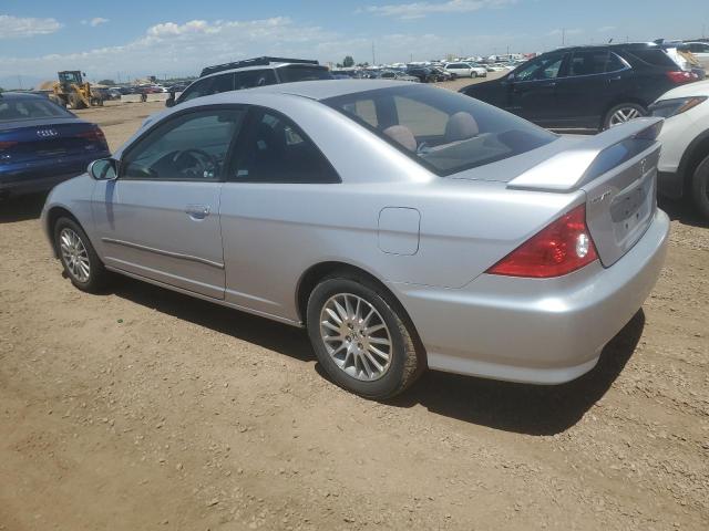 1HGEM22955L052121 - 2005 HONDA CIVIC EX SILVER photo 2