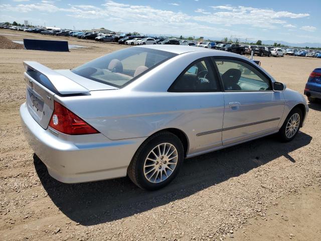 1HGEM22955L052121 - 2005 HONDA CIVIC EX SILVER photo 3