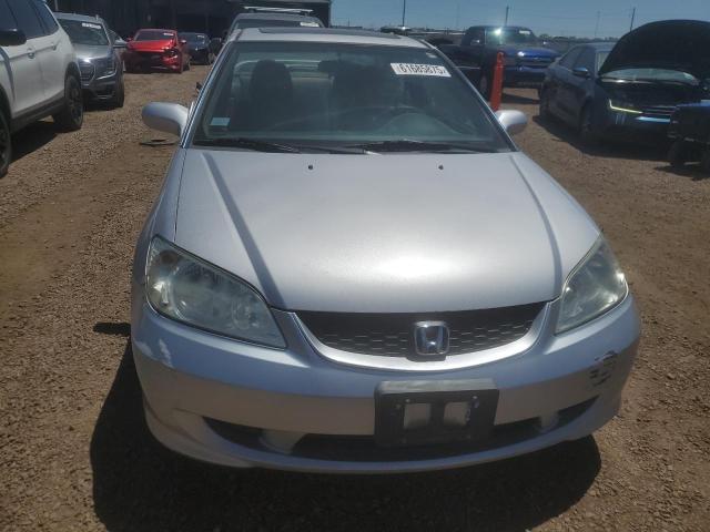 1HGEM22955L052121 - 2005 HONDA CIVIC EX SILVER photo 5