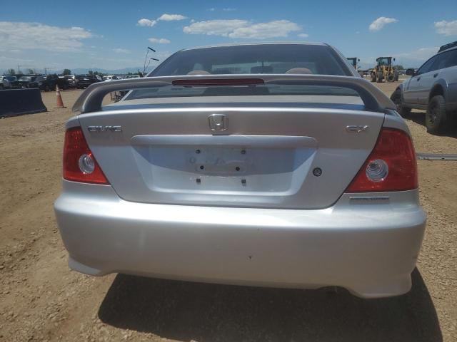 1HGEM22955L052121 - 2005 HONDA CIVIC EX SILVER photo 6