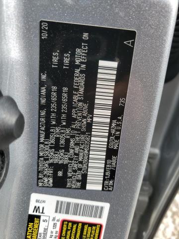 5TDHZRAH9MS035821 - 2021 TOYOTA HIGHLANDER XLE SILVER photo 14