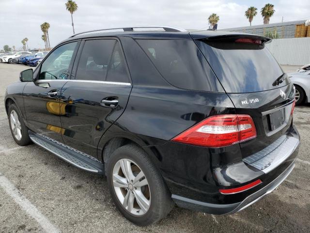 4JGDA5HB7FA574269 - 2015 MERCEDES-BENZ ML 350 4MATIC BLACK photo 2