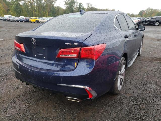 19UUB2F47KA000741 - 2019 ACURA TLX TECHNOLOGY BLUE photo 4