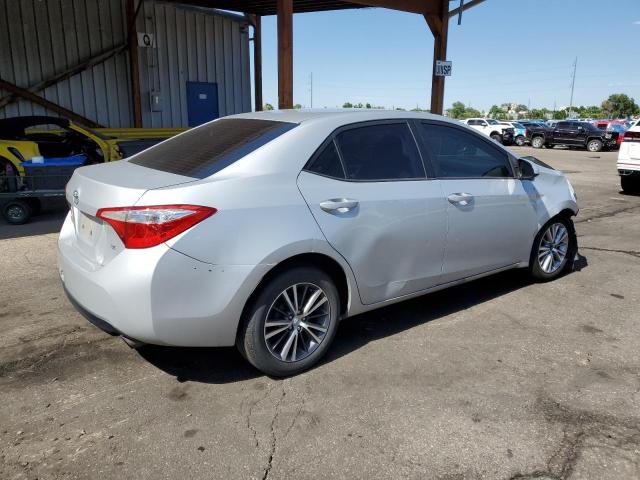 2T1BURHE6GC631501 - 2016 TOYOTA COROLLA L SILVER photo 3