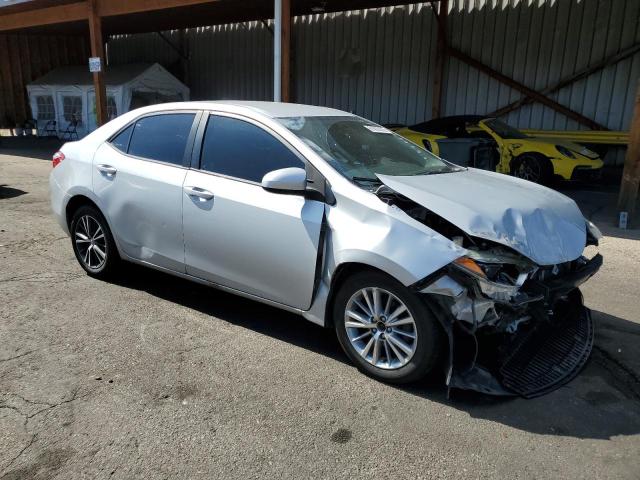 2T1BURHE6GC631501 - 2016 TOYOTA COROLLA L SILVER photo 4