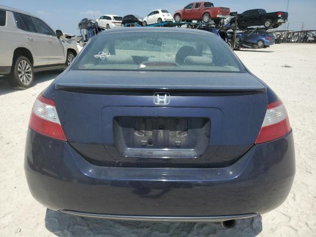 2HGFG12858H550642 - 2008 HONDA CIVIC EX BLUE photo 6