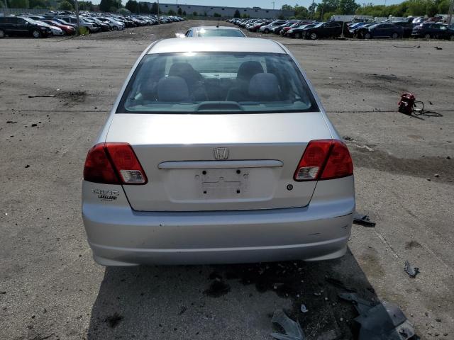 2HGES16384H626065 - 2004 HONDA CIVIC DX VP Gümüş foto 6